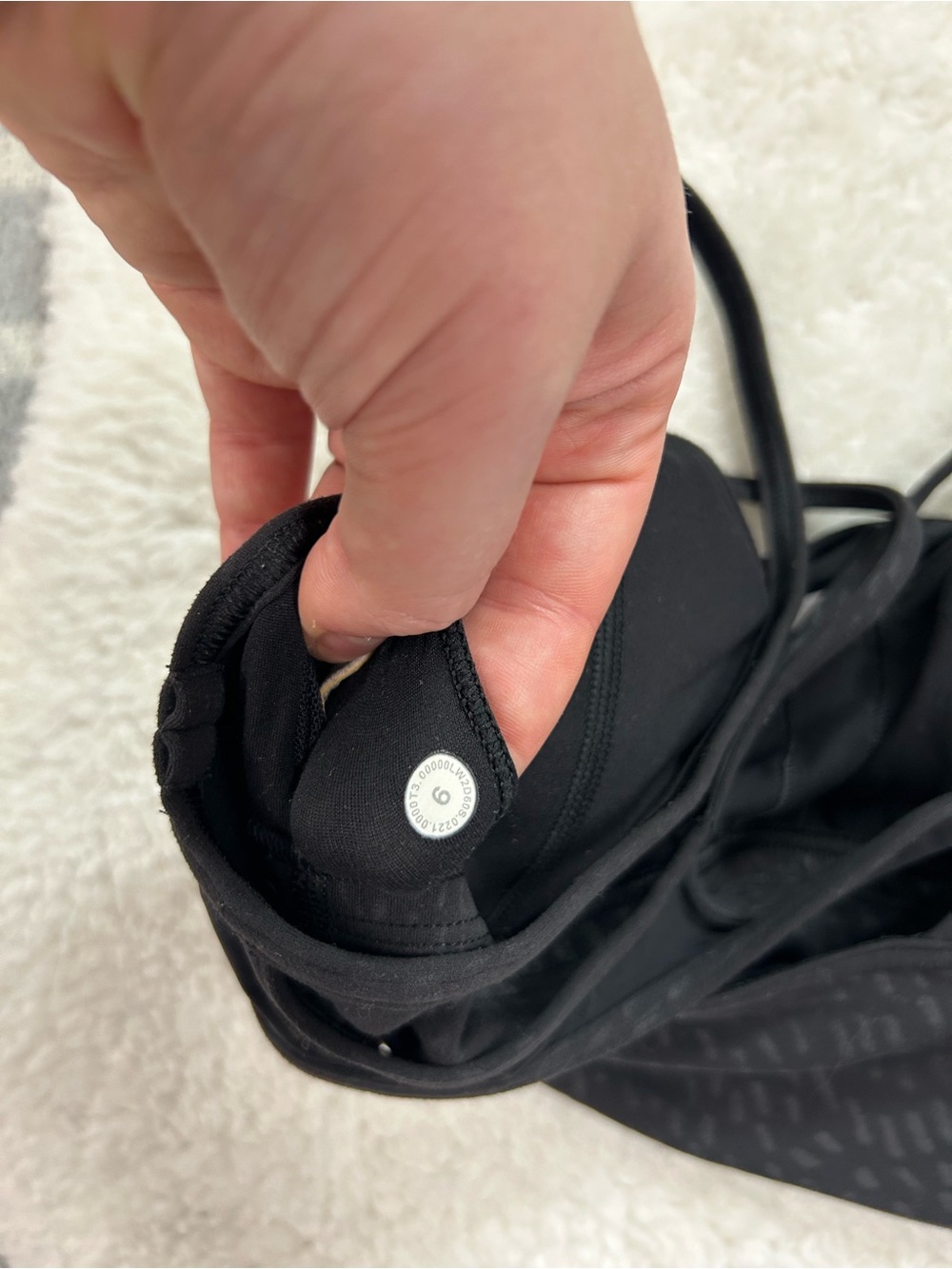 Lululemon Black Nulu & Mesh Light Support Yoga Bra - Picture 5 of 5